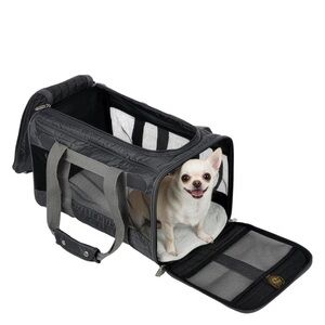 Sherpa Original Deluxe Travel Pet Carrier, Airline Approved Gray, Medium NWT